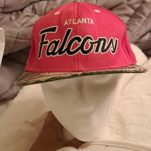 Casquette Snapback Vintage Atlanta Falcons - Taille Unique, Rouge, Coton